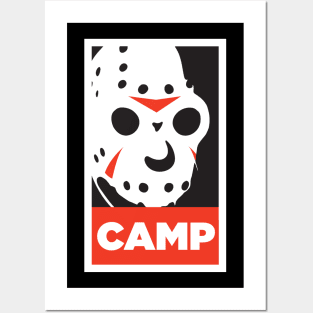 Camp Crystal Lake Jason Voorhees Posters and Art